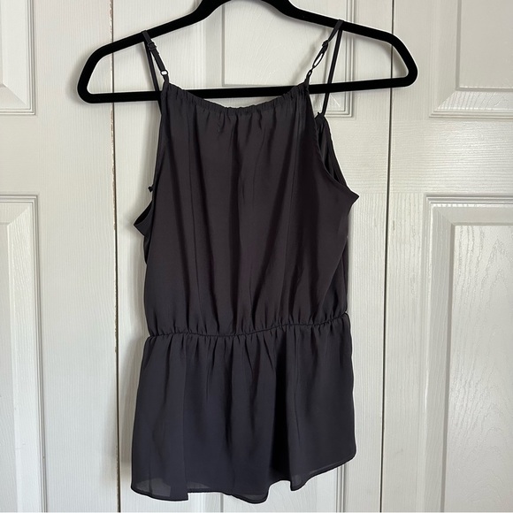 Lauren Conrad Blouse Womens Extra Small Sleeveless Ruffle Peplum XS Dressy Top - Picture 2 of 10